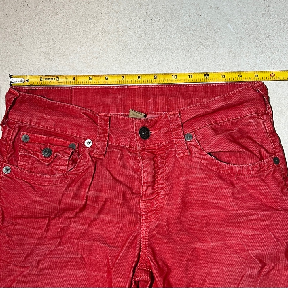 True Religion Ricky Red Corduroy Pants Men’s 30x31 - Picture 6 of 8